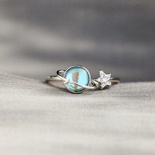 ✨Anillo Estrella & Luna para mi Hija — El Regalo que Siempre la Acompañará 🌙