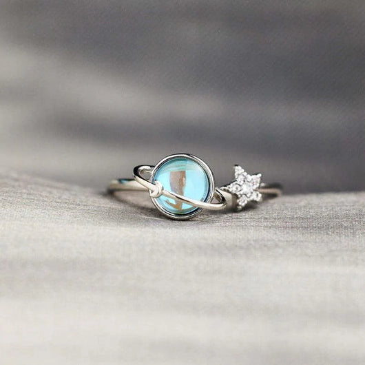 ✨Anillo Estrella & Luna para mi Hija — El Regalo que Siempre la Acompañará 🌙