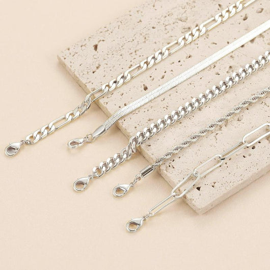 Set de 5 Pulseras Enchapadas en Oro 18K - Hipoalergénicas e Impermeables