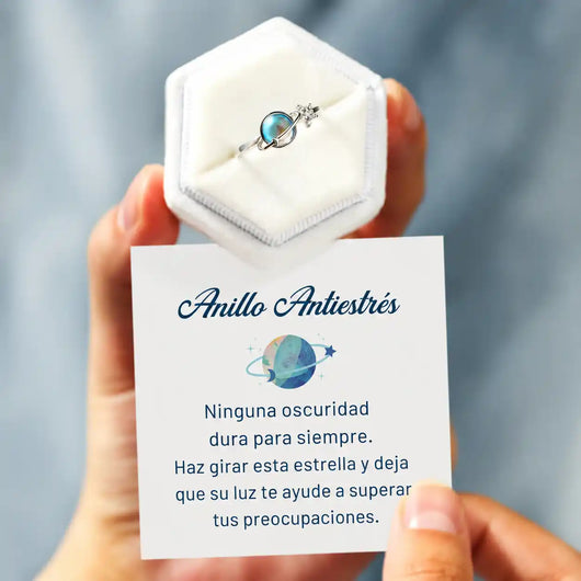 ✨Anillo Estrella & Luna para mi Hija — El Regalo que Siempre la Acompañará 🌙