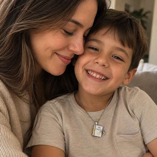 Collar de Libro para hijos "Mi Campeón" 👦🏼 El regalo perfecto ♥️