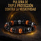 Pulsera de Piedra Natural Triple Protección contra la negatividad