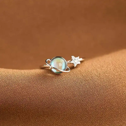 ✨Anillo Estrella & Luna para mi Hija — El Regalo que Siempre la Acompañará 🌙