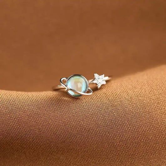 ✨Anillo Estrella & Luna para mi Hija — El Regalo que Siempre la Acompañará 🌙