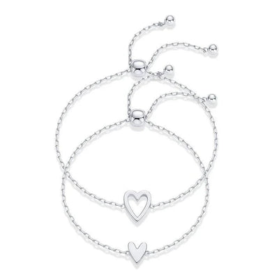 Set de Pulseras Corazones Inseparables 💕