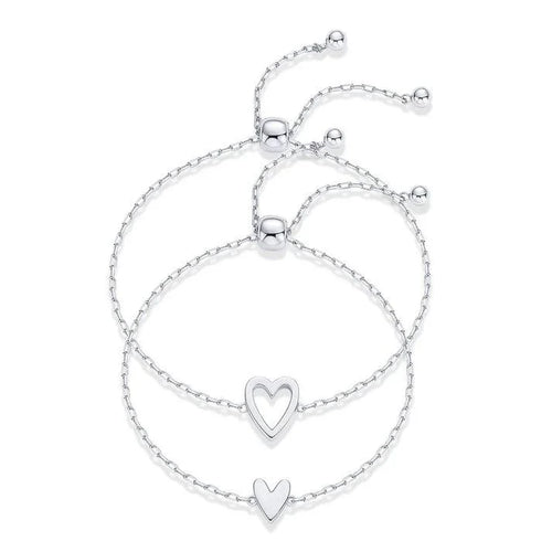 Set de Pulseras Corazones Inseparables 💕