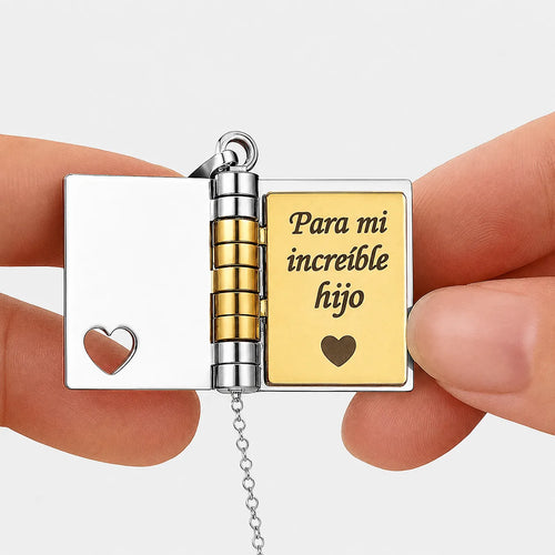 Collar de Libro para hijos "Mi Campeón" 👦🏼 El regalo perfecto ♥️